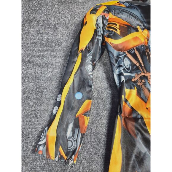 Transformers Bumblebee Costume Mask & Jumpsuit Size M (7-8) No Helmet - Picture 13 of 14